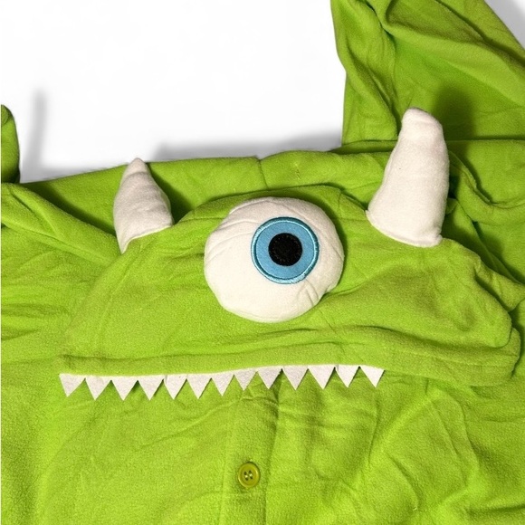 Monster Snuggles! Mike Wazowski Onesie | Size M | Cozy + Cute + Cosplay Ready - Picture 4 of 9